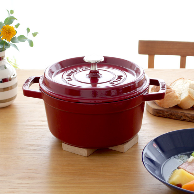 新品未開封☆ストウブ STAUB ピコ・ココット ラウンド 20cmボルドー