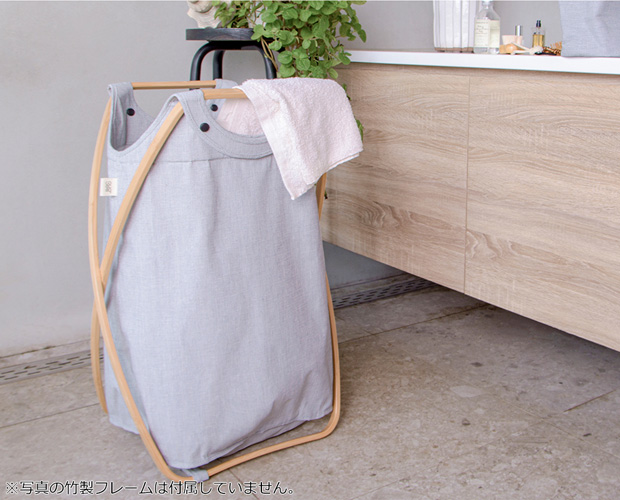 Gudee ランドリーバッグ 大容量 100L 洗濯物 収納 布 ブルー ホワイト Butterfly II Fabric bag Blue White GudeeLife　Gudee