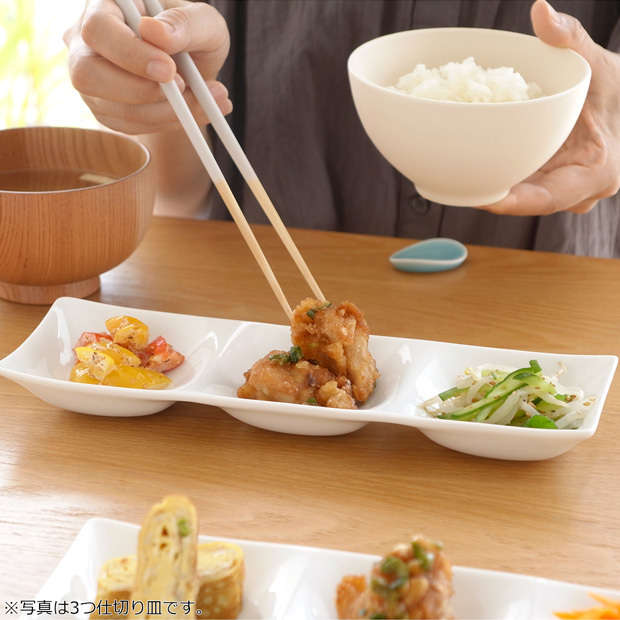 ミヤマ kowake コワケ 6つ仕切り皿 白磁 miyama プレート 皿 日本製 食器 05-030-101