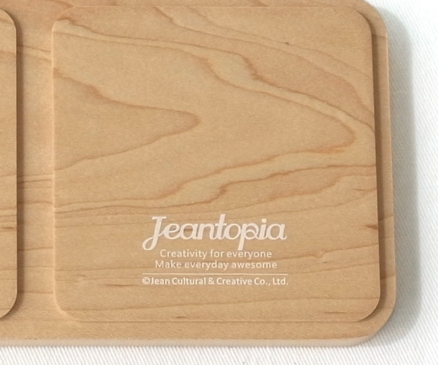 スタッキング カバートレー ロング 180×90mm 卓上収納 木製 Wooden Desk Organizer Storage tray Rectangle Jeantopia ジントピア