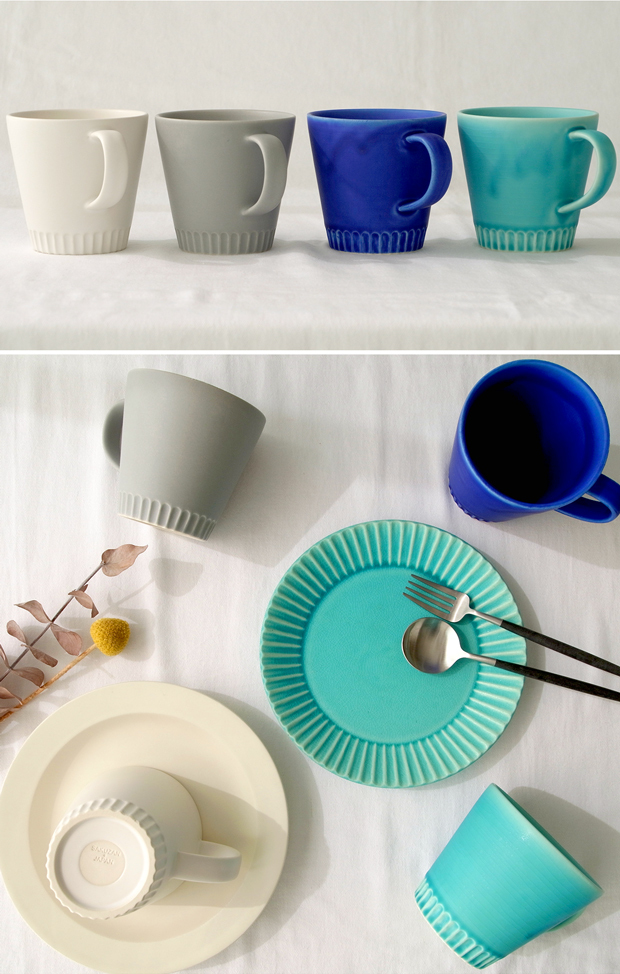 amazarashi ストライプマグカップ 2個セット SAKUZAN ストライプ Stripe マグカップ マグ 350ml 作山窯 美濃焼 食器
