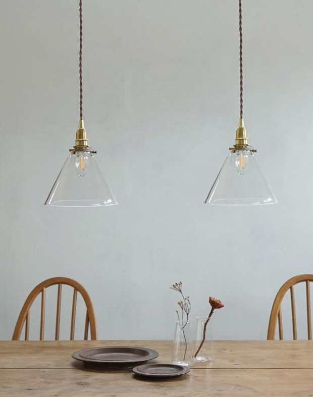 ガラスシェード コニック タイプA 照明 AXCIS アクシス ランプ クリア HS3100