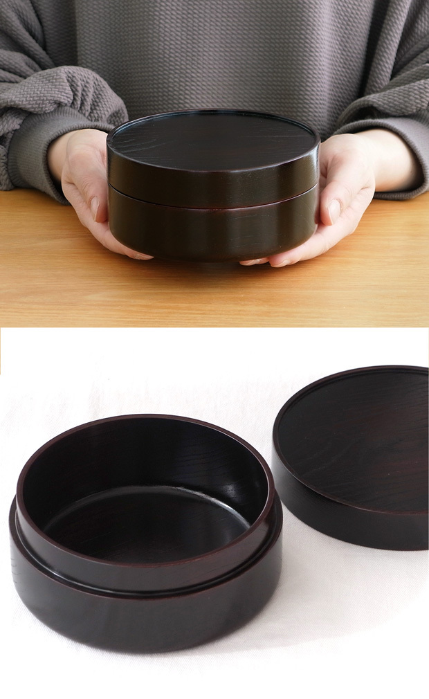 畑漆器店 SOJI hako 漆 M 13.5cm col. 弁当箱 木製 日本製 漆器 ランチ