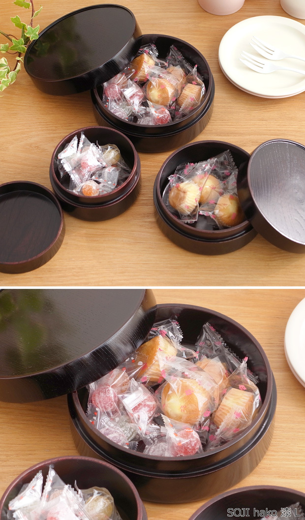 12/19〜22はポイント10倍／ 畑漆器店 SOJI hako 漆 L col. 弁当箱 木製