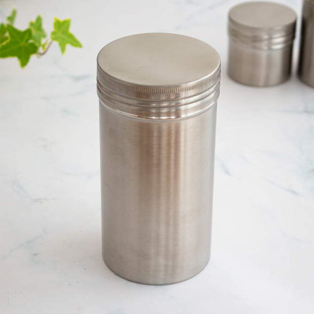 家事問屋 保存缶 14 450ml 保存容器 キャニスター ステンレス コーヒー豆 乾物 缶 スパイス 調味料 便利 キッチンツール 日本製 made in Japan 39063