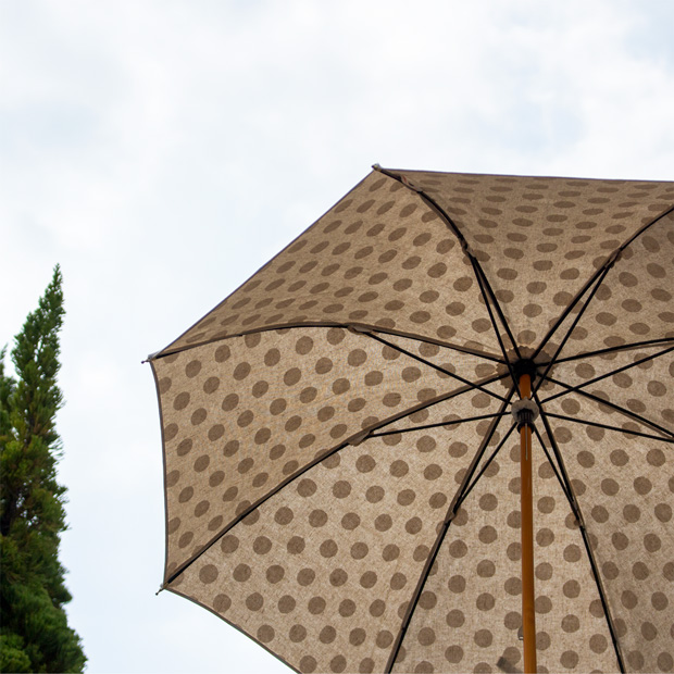 日傘 ブランド Lo 030 Mer So 030 Sur Uvカット おしゃれ シュールメール シンプル ドット バンブー 折りたたみ傘 日本製 水玉透かし柄 竹ハンドル 長傘 黒無地 送料無料 一部地域を除く シュールメール