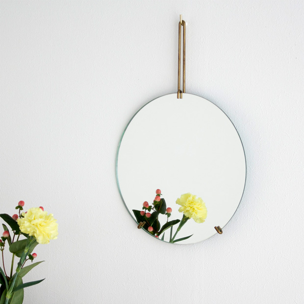 MOEBE ＼2/25はポイント10倍／ MOEBE ムーベ ウォールミラー 30cm 鏡