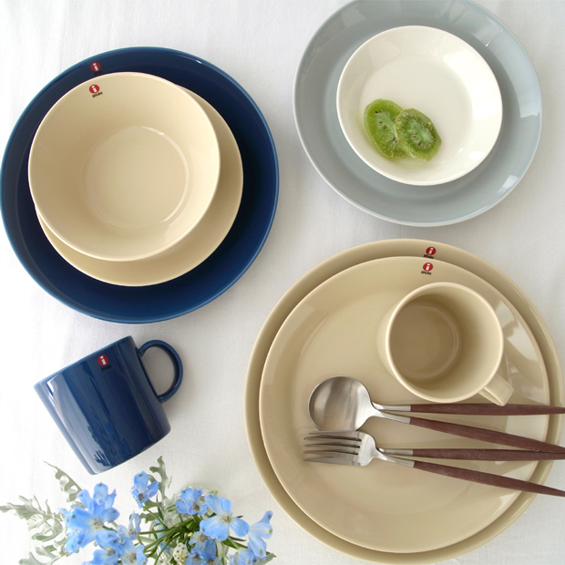 イッタラ ティーマ プレート 21cm リネン iittala Teema 北欧 食器 取皿 ワンプレート皿