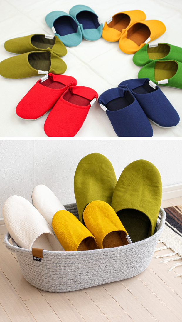 アベホームシューズ ABE HOME SHOES 帆布バブーシュ KIDS KIDSサイズ ルームシューズ スリッパ 無地 日本製