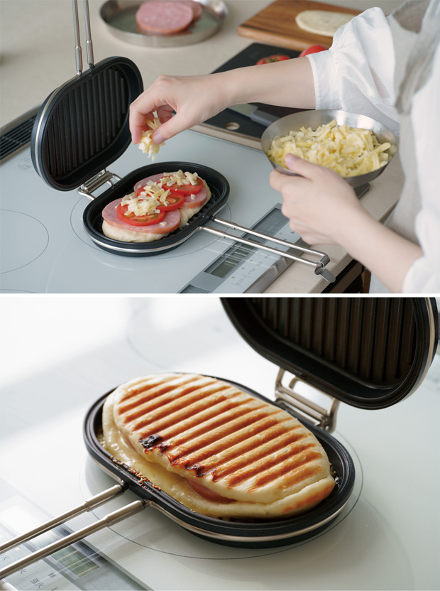 家事問屋 パニーニパン ホットサンドメーカー ホットサンド