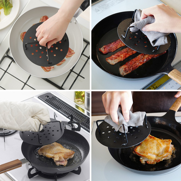 家事問屋 ベーコンプレス ミートプレス 肉押さえ 蒸し器 ステンレス