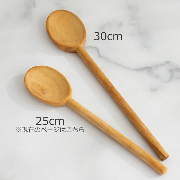 木のスプーン 木柄スプーンL・フォークL2Pセット B-5549