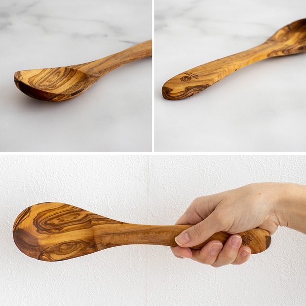 Arte Legno アルテレニョ スプーン 25cm  木 木製 おたま 職人の手作り キッチンツール イタリア