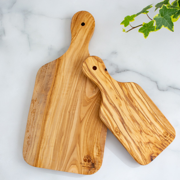 Arte Legno カッティングボード グランデ ＆ スモール セット オリーブ