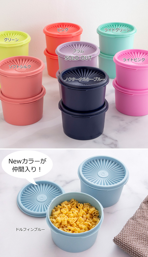 タッパーウェア Tupperware ミニデコレーター2個セット 560ml 密封 密閉 保存容器 タッパー 食洗機対応 ストッカー 10年保証