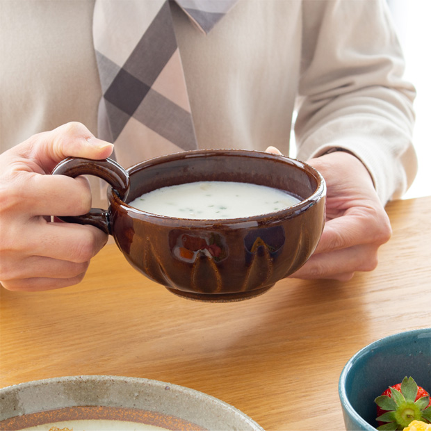 窯元 とら喜き スープカップ 陶器 手作り ハンドメイド 器 作家物