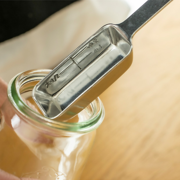 高桑金属 柚木さとみ プロデュース 四角い計量スプーン 大さじ 小さじ