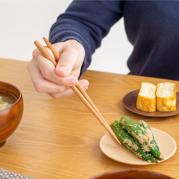 めいぼく箸 たちばな 小 桜 楓 楢 薗部産業 天然木 国産