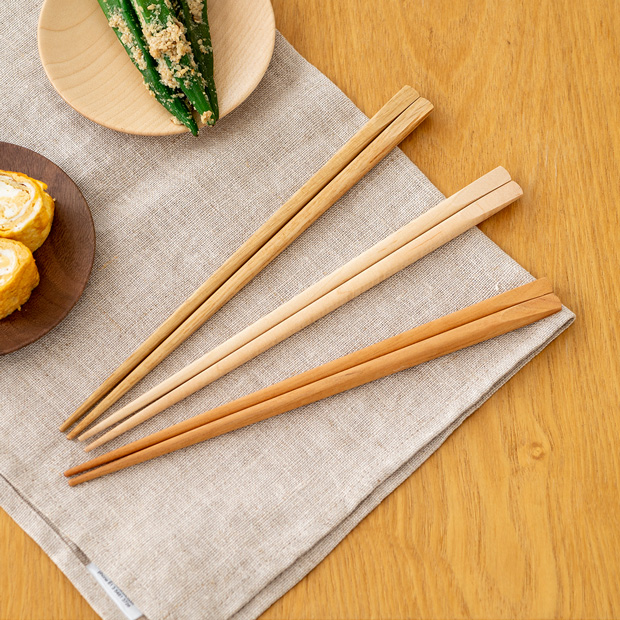 めいぼく箸 中 桜 楓 楢 薗部産業 天然木 国産