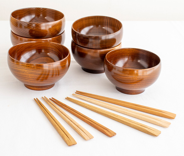 めいぼく箸 中 桜 楓 楢 薗部産業 天然木 国産