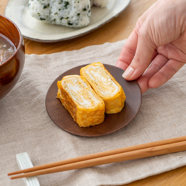 豆皿 大 10cm 木製 ウォールナット 小皿 取り皿 天然木 クラフト木の実