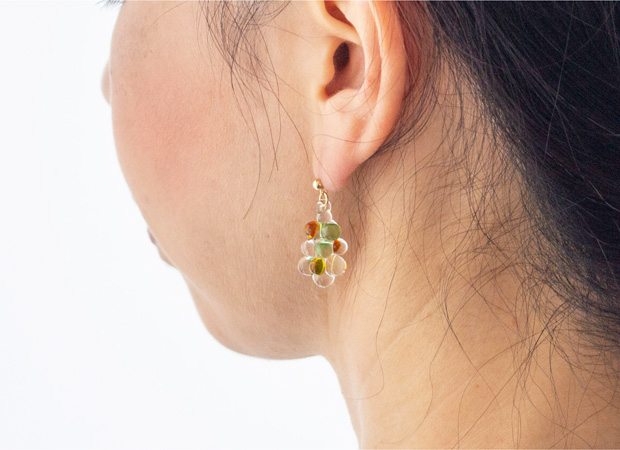楽天市場】HARIO Lampwork Factory ハリオ ピアス コモレビ