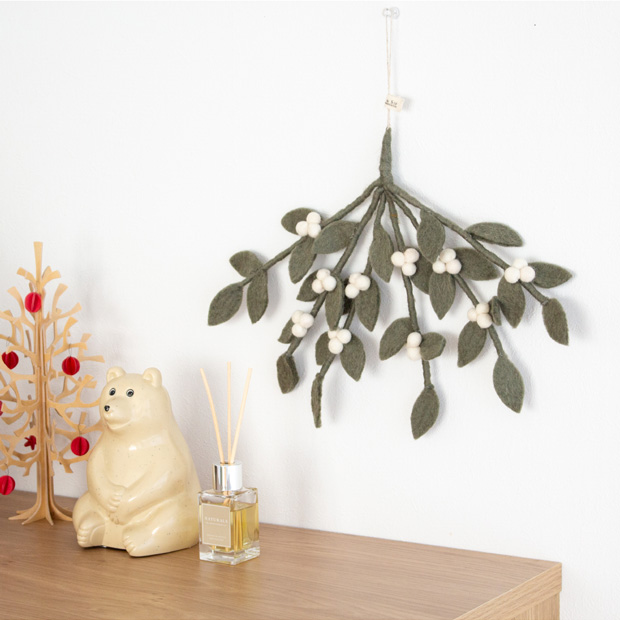 クリスマスリース ヤドリギの飾り JL Collection クリスマス