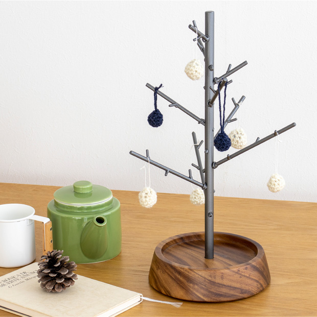 12/19〜22はポイント10倍／ アクセサリースタンド クリスマスツリー