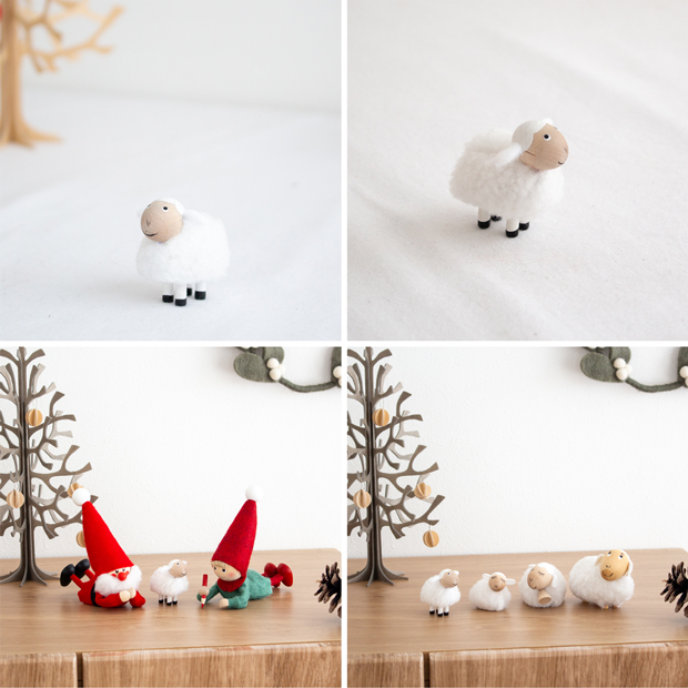 ノルディカニッセ 子羊 メリー 白羊 NORDIKA nisse クリスマス 雑貨