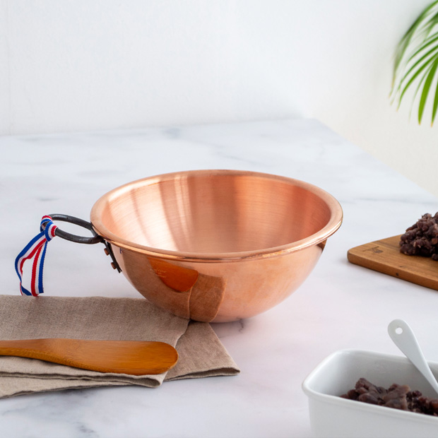 BAUMALU 銅のボウル 20cm 取っ手付き