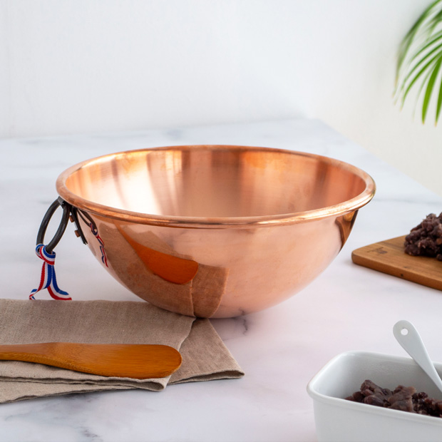 BAUMALU 銅のボウル 26cm 取っ手付き