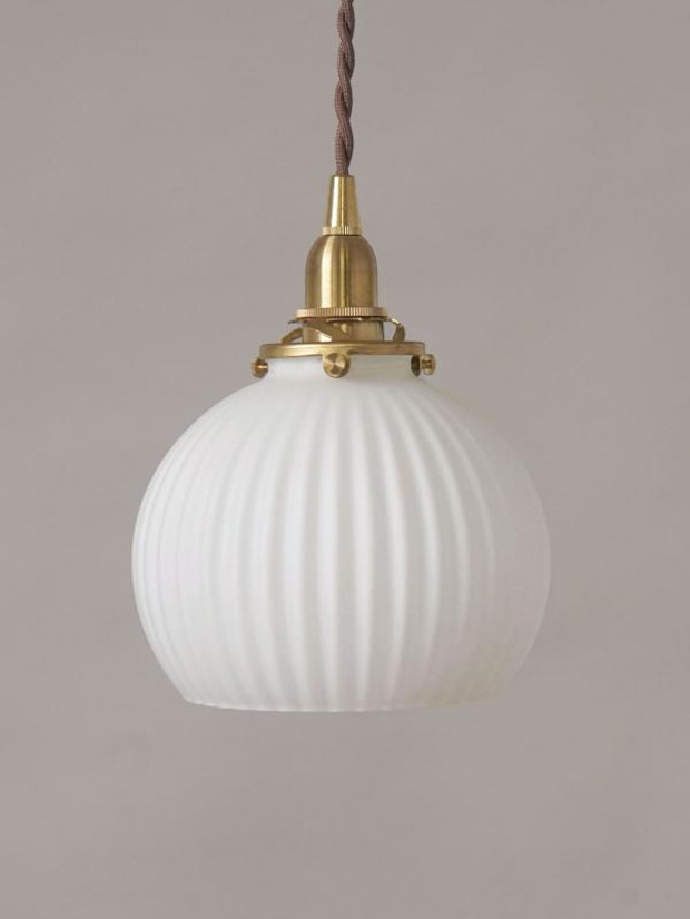 シェル シェード ラウンド タイプA 照明 AXCIS アクシス ランプシェード ガラス ペンダントライト TE749