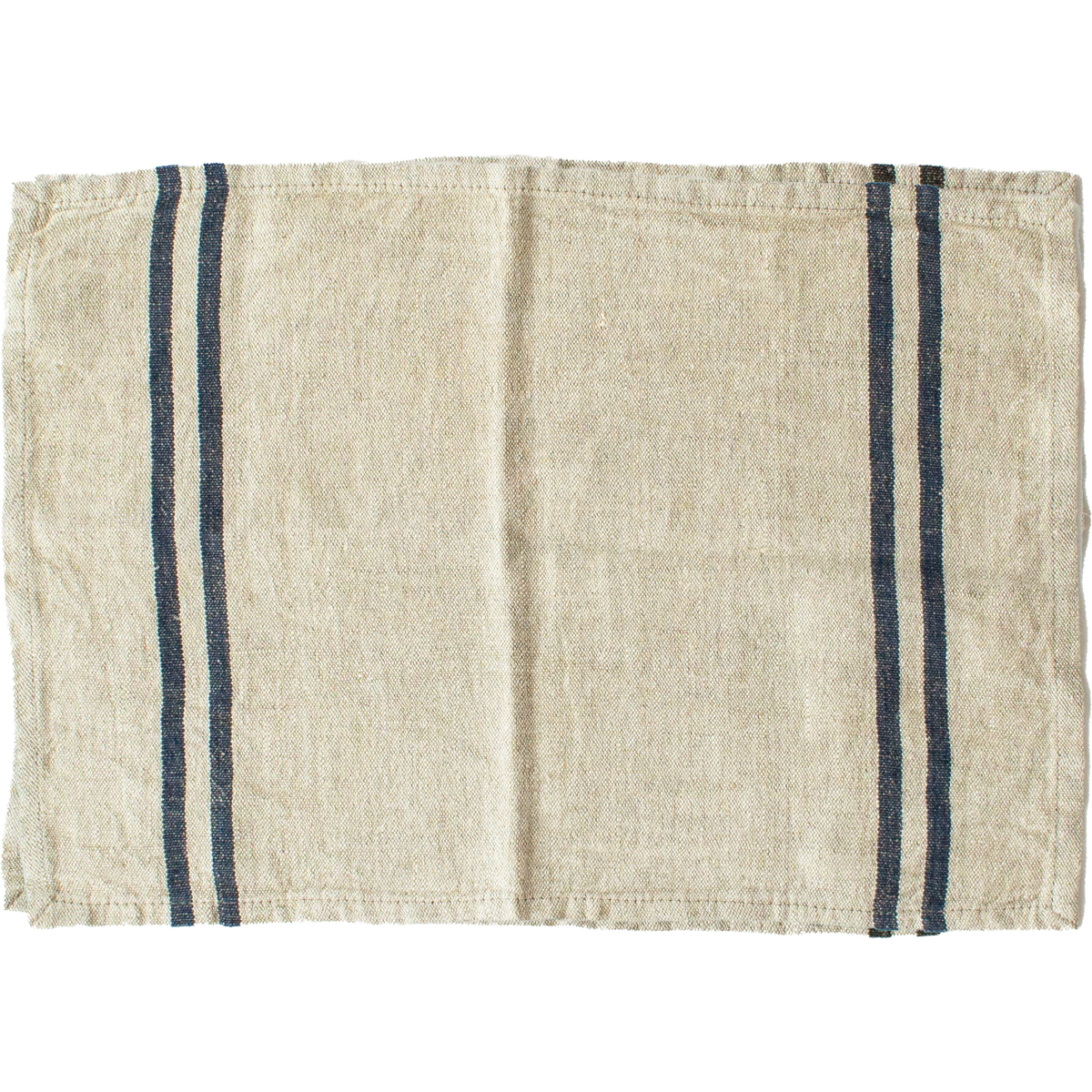 2/22はポイント10倍／ ランチョンマット リネン Wストライプ テーブル