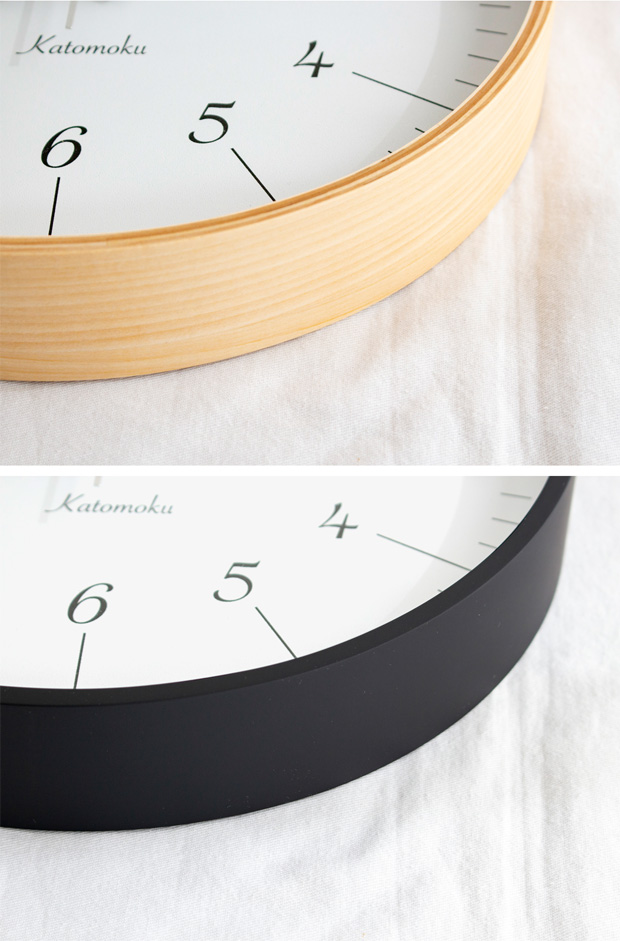 加藤木工 カトモク 掛け時計 KATOMOKU plywood wall clock 18 掛時計