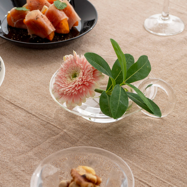 Ferm Living キャンドルホルダー ガラス 北欧 キャンドル スタンド