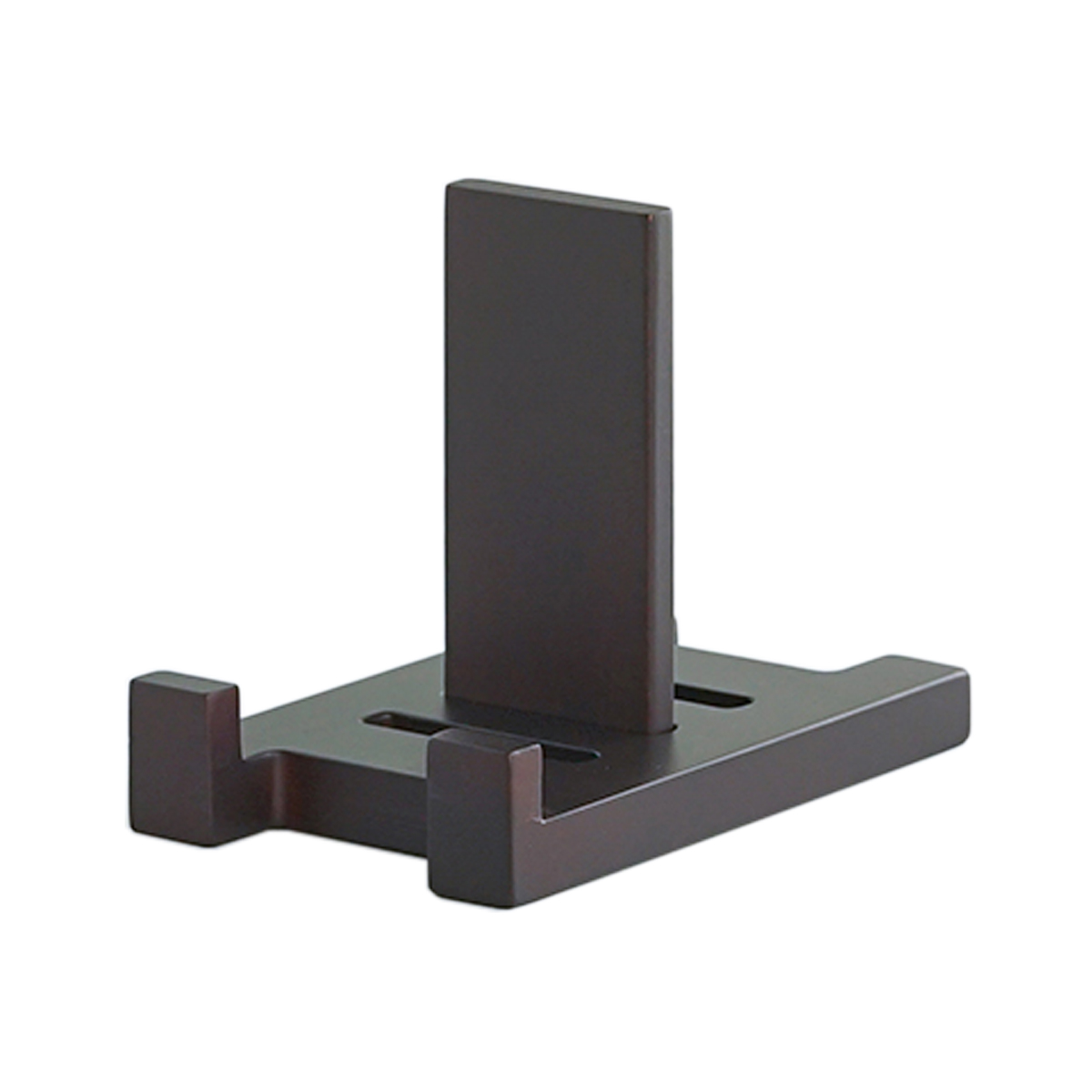 文字皿スタンド付き 皿立て ディスプレイ スタンド 5寸 皿立 PP型 黒 ブラック 日本製 国産