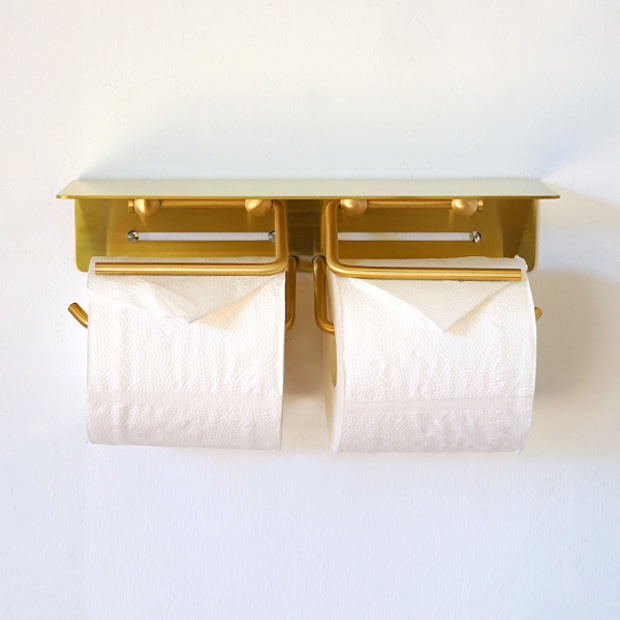 AXCIS（アクシス） put ペーパーホルダー ダブル ブラス トイレット