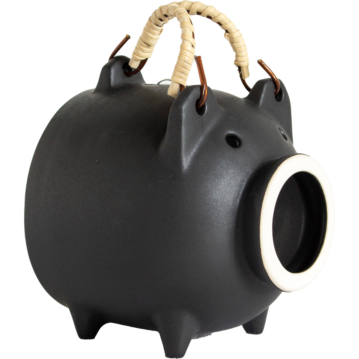 かもしか道具店 蚊遣りブタ こぶり 小さい かやりぶた 萬古焼 半磁器