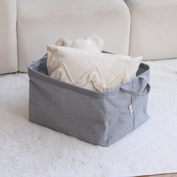 グレーの折りたたみ作品収納ケース 大型 グレーの折りたたみ作品収納ケース