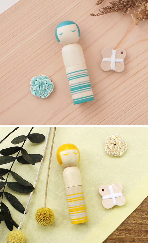 Cohana こけしのお針セット 3点セット ギフト 日本製 Made in Japan コハナ KAWAGUCHI 裁縫道具