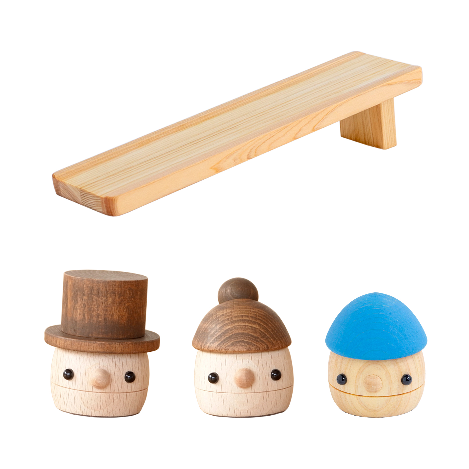 出産祝い 知育 こまむぐ どんぐりひのき Cセット(どんぐりの坂 ぱぱ