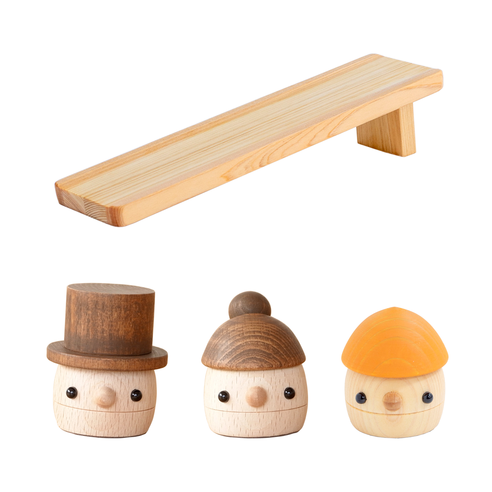 出産祝い 知育 こまむぐ どんぐりひのき Cセット(どんぐりの坂 ぱぱ