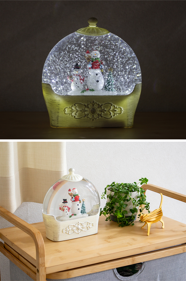 12/19〜22はポイント10倍／ クリスマス スノードーム バブルLEDライト