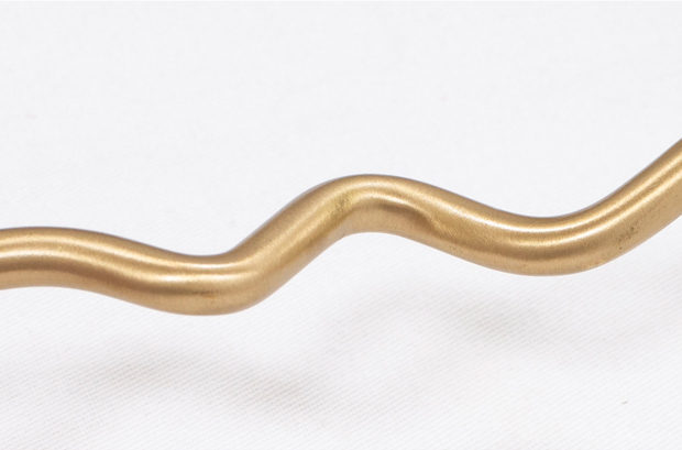 Ferm Living ファームリビング Curvature Double Hook カーバチュア ダブルフック ブラス ブラックブラス