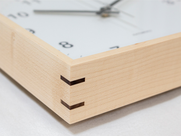 加藤木工 カトモク 掛け時計 KATOMOKU square clock スクエア 四角