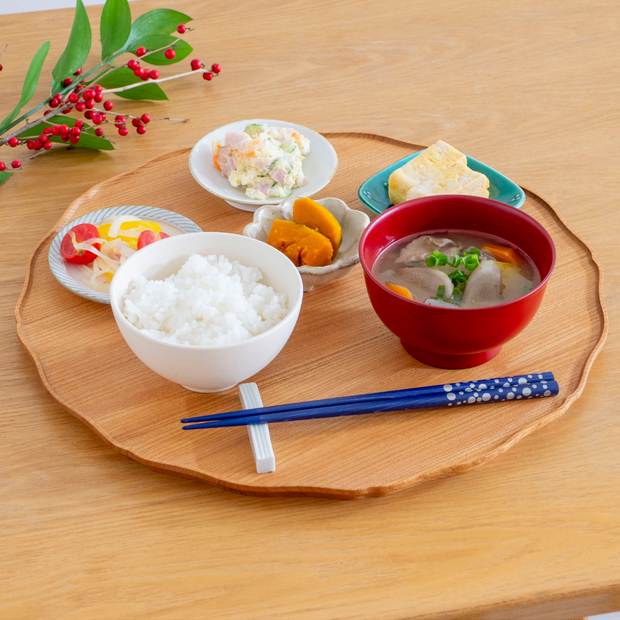 東屋　折敷　半切　四十沢木材工芸 東屋 折敷 (半切) / 四十沢木材工芸 | TOKILABOトキラボ