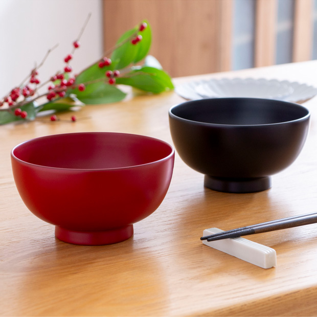 漆琳堂 一乗椀 4寸 食洗機対応 越前硬漆 漆 漆椀 お椀 汁椀 みそ汁 日本製