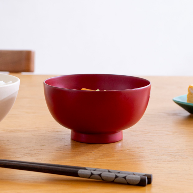 漆琳堂 一乗椀 4寸 食洗機対応 越前硬漆 漆 漆椀 お椀 汁椀 みそ汁 日本製