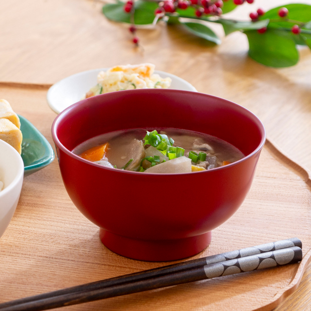 1/25はポイント10倍／ 漆琳堂 朝倉椀 4寸 お椀 漆椀 食洗機対応 越前硬