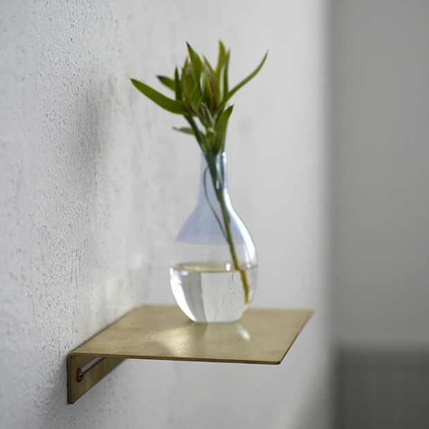 AXCIS（アクシス） ＼6/5-7はポイント10倍／ Brass Plate Shelf L
